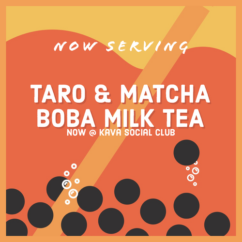 Taro & Matcha Boba Milk Tea